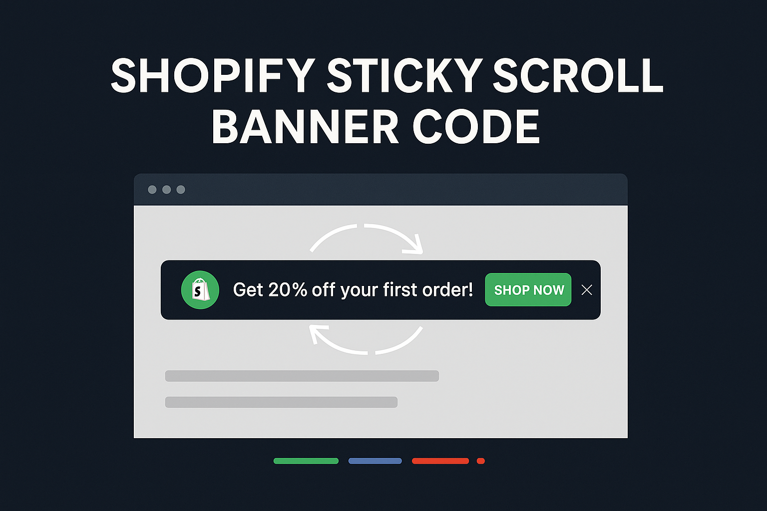 Sticky Scroll Banner